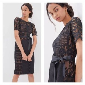 COPY - NWT Anthropologie Beguile Byron Lars Black Lace Carissima 14 Petite